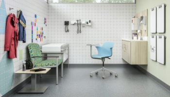 Node with ShareSurface by Steelcase Health Fosters Exam Room Equity