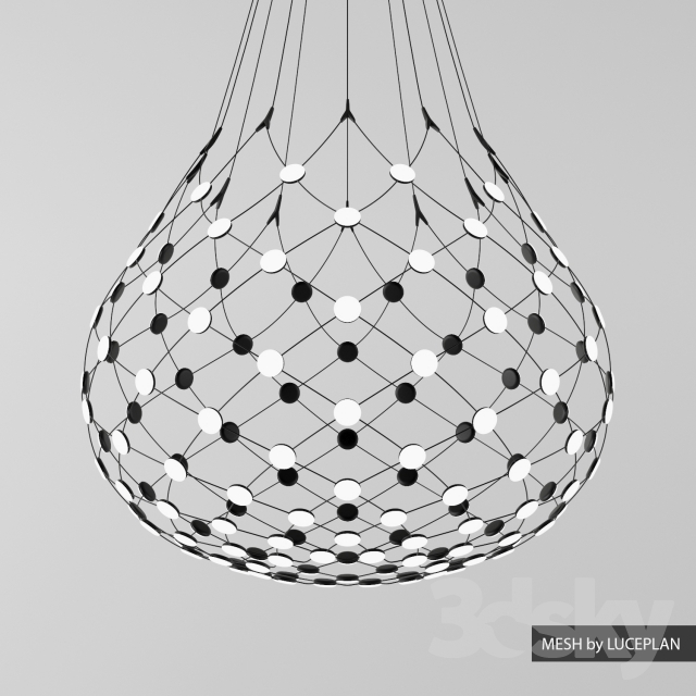 The Mesh Lamp by Francisco Gomez Paz for Luceplan