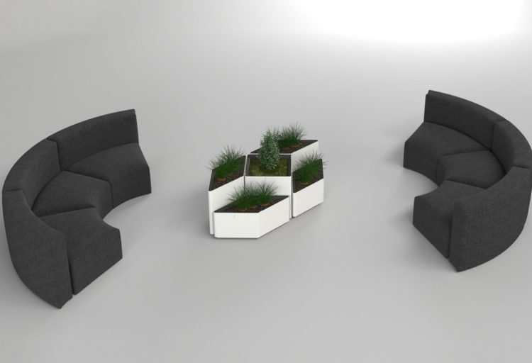 Kaskad Planters from Magnuson Group