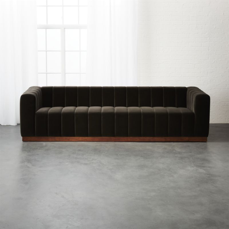 Forte Channeled Sofa by CB2