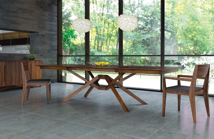 The Excellent Exeter Extension Dining Table by Copeland Furniture