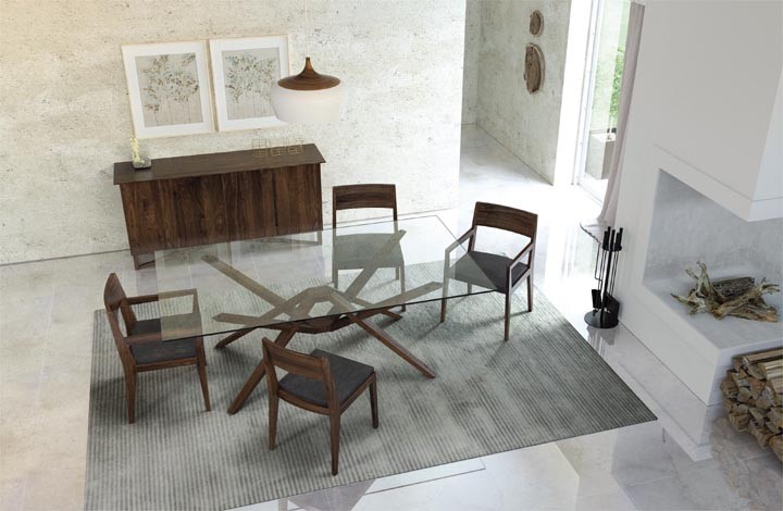 The Excellent Exeter Extension Dining Table by Copeland Furniture