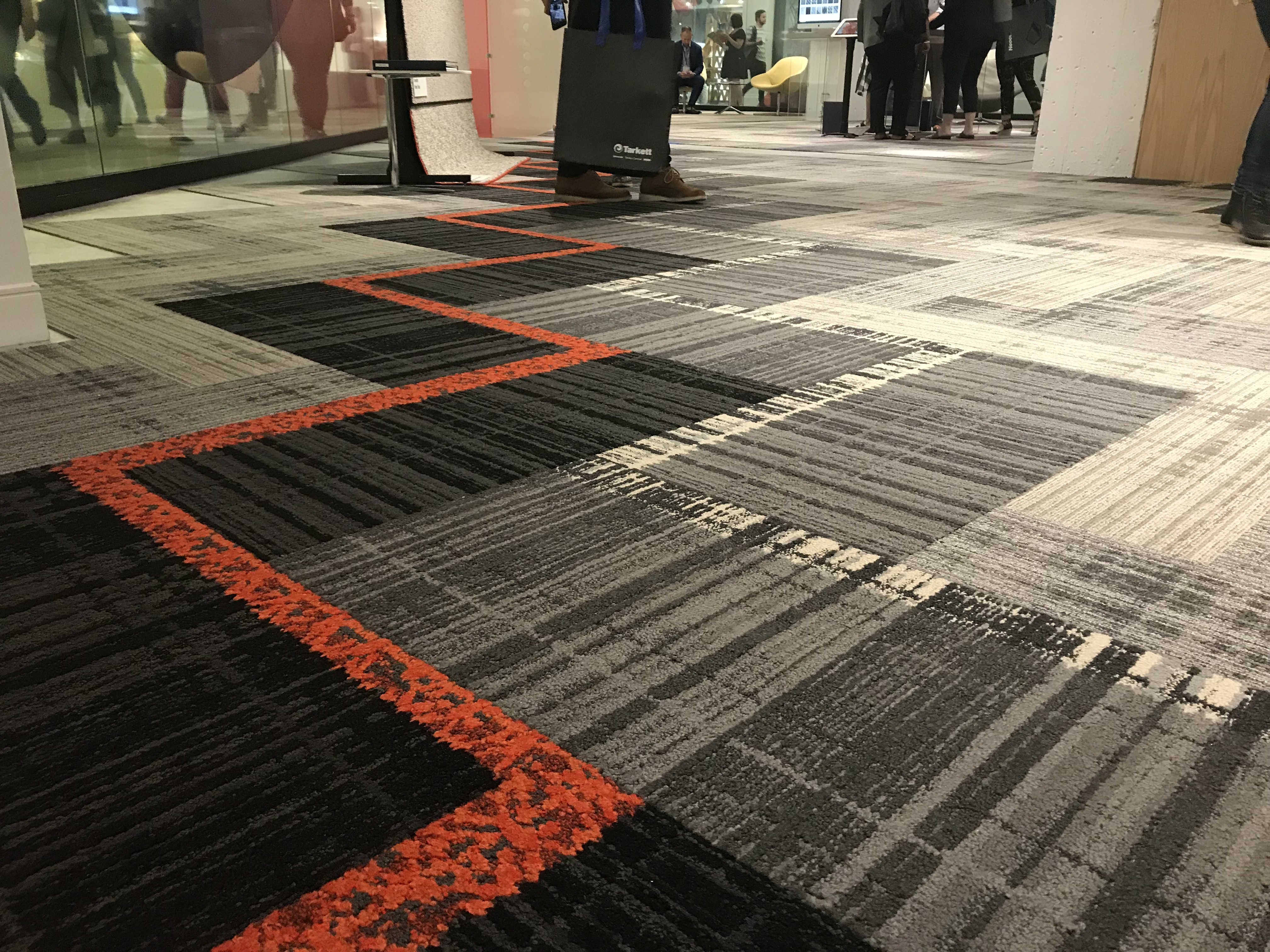 At NeoCon 2018: Tarkett's Clever Twist on Modular Carpet