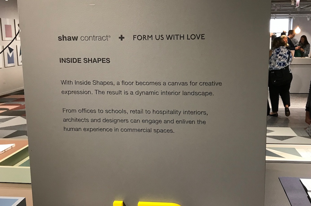 At NeoCon 2018: Shaw Contract's Inside Shapes