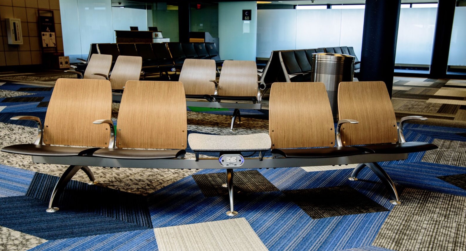 Connectrac's Under-Carpet Wireway Powers-Up Airports
