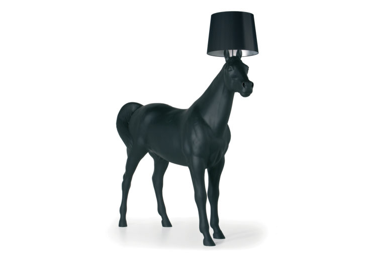 life-sized horse lamp