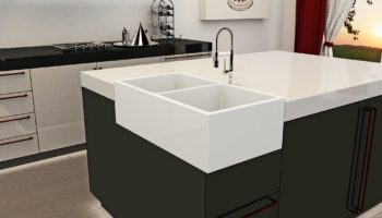 Cool Corner Kitchen Sink from Ruvati