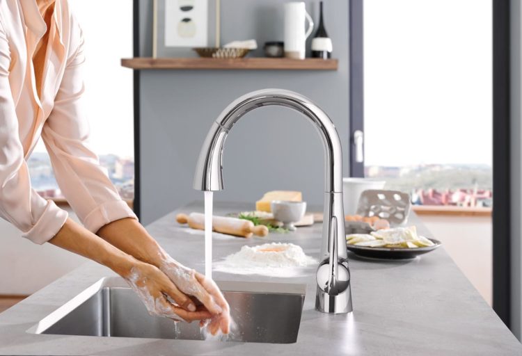 Grohe Faucet Foot Control for Hands-Free Function