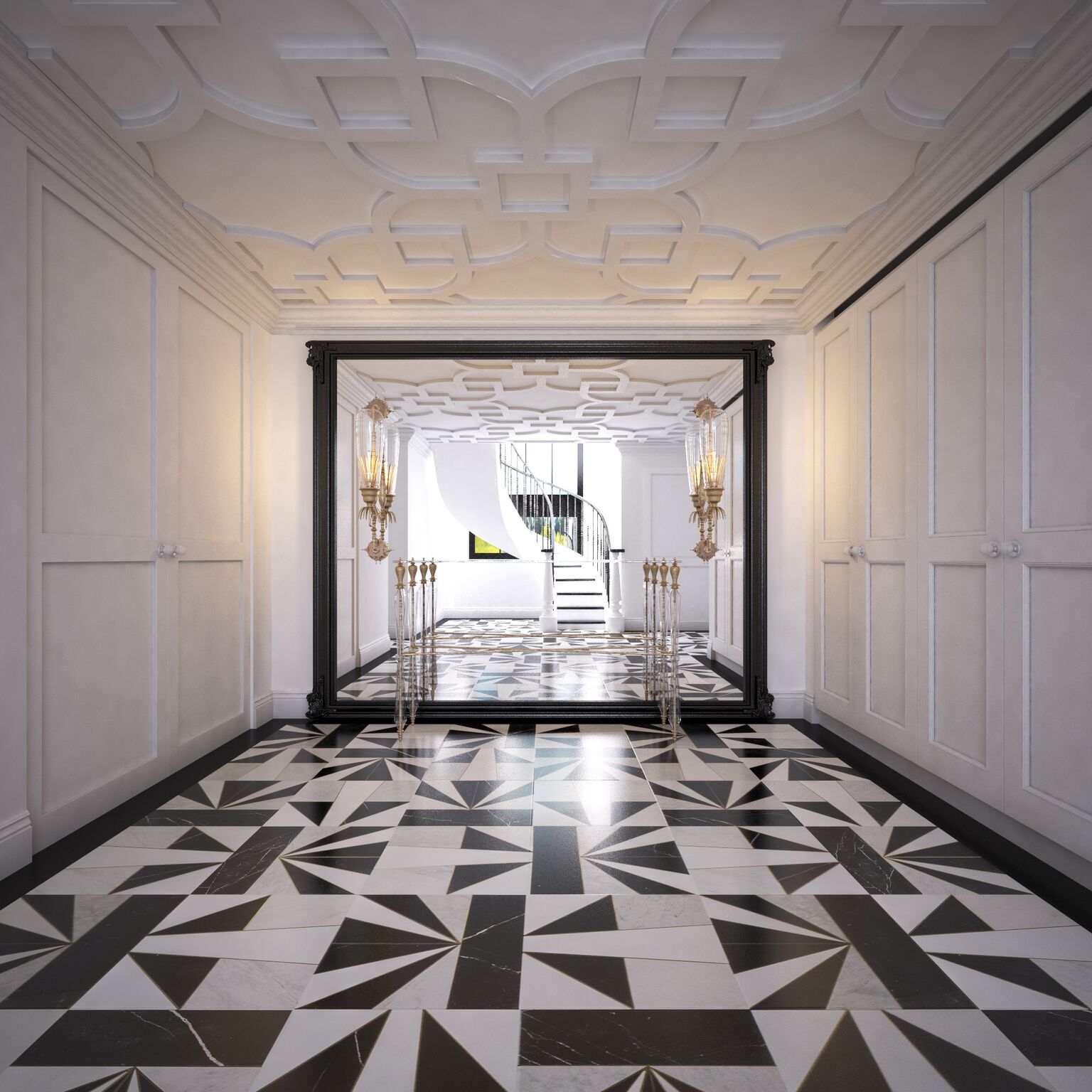 Art Deco Collection of Marble Tile by Vanessa Deleon