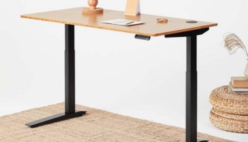 Jarvis Adjustable-Height Standing Desk by Fully