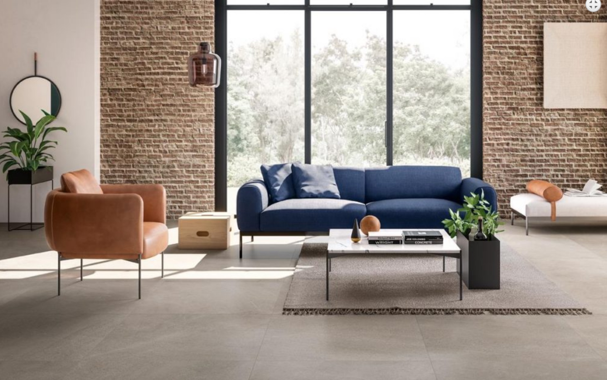 Blustyle's Yosemite Collection of tiles in living room