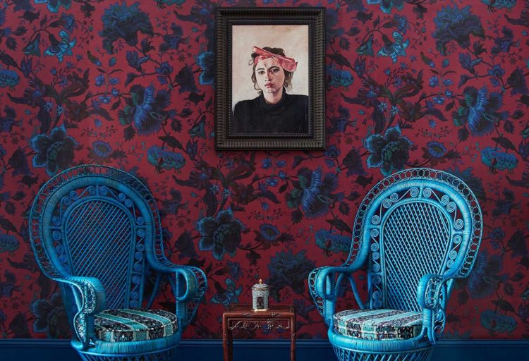 House of Hackney’s Majorelle Wallpaper is Beautifully Decadent