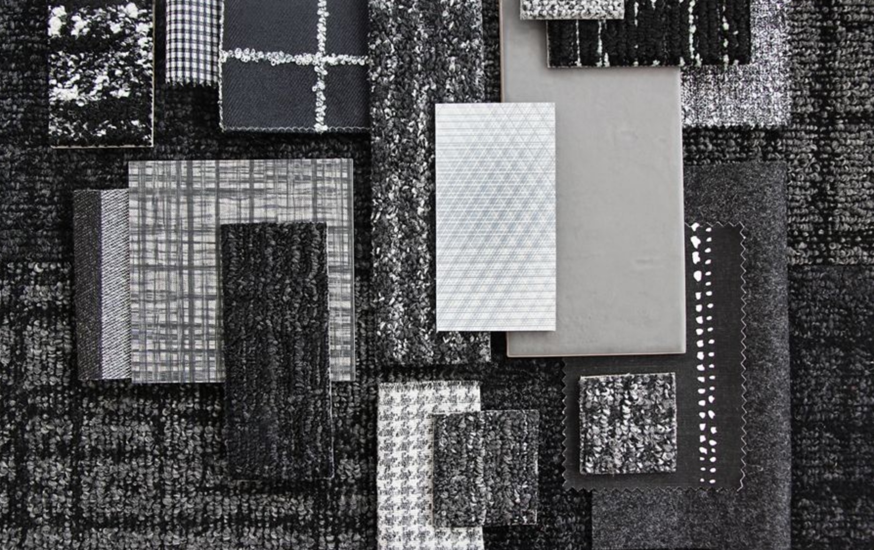 Interface Flor Second Story Collection Grey Swatches