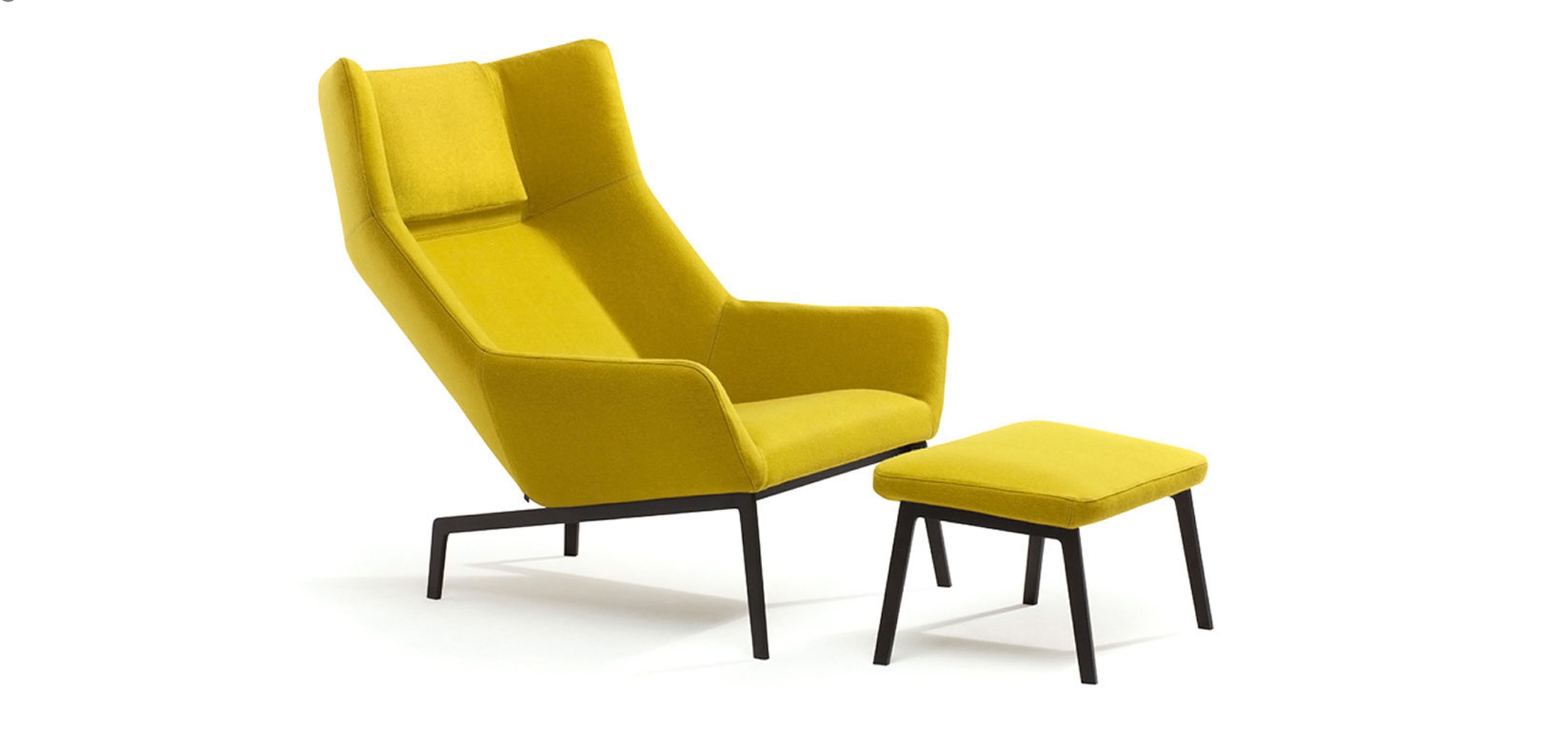 NIels Bendtsen Furniture Park Lounge Chair and Ottoman