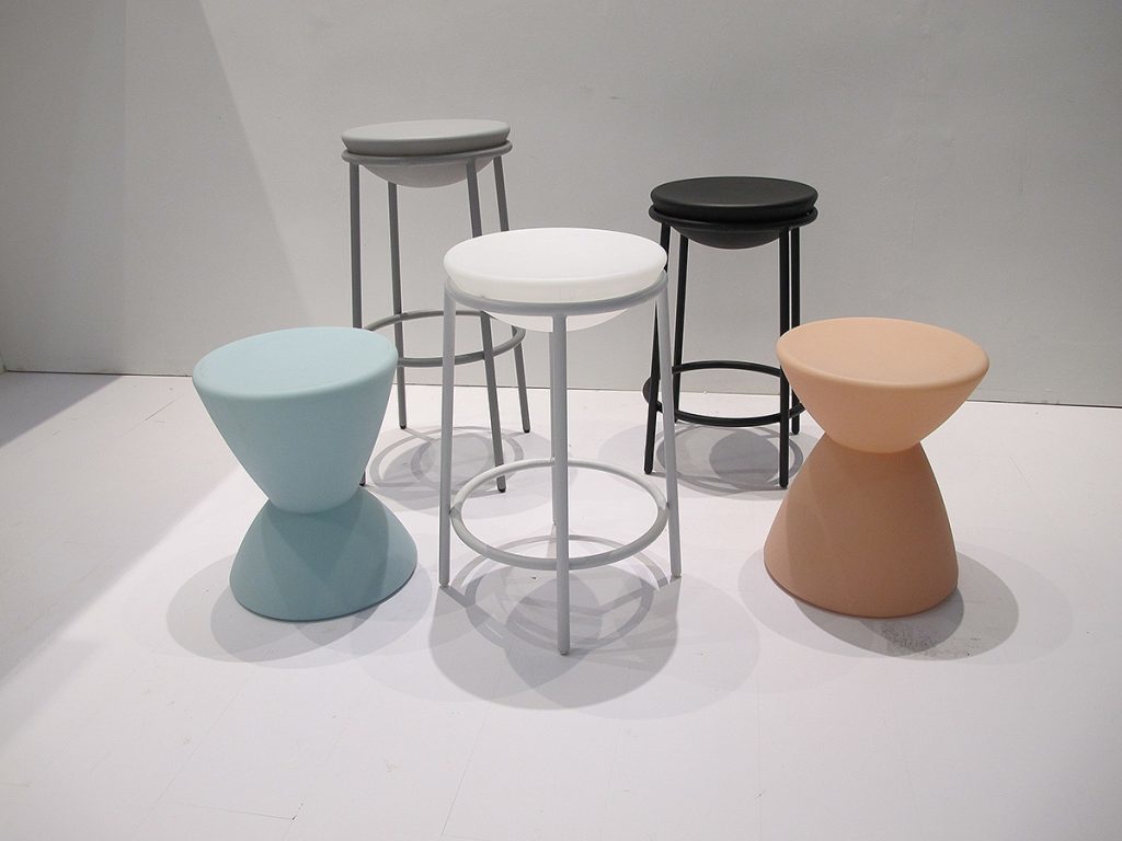 m.a.d. design's Roto Stool with bar stool model five different stools