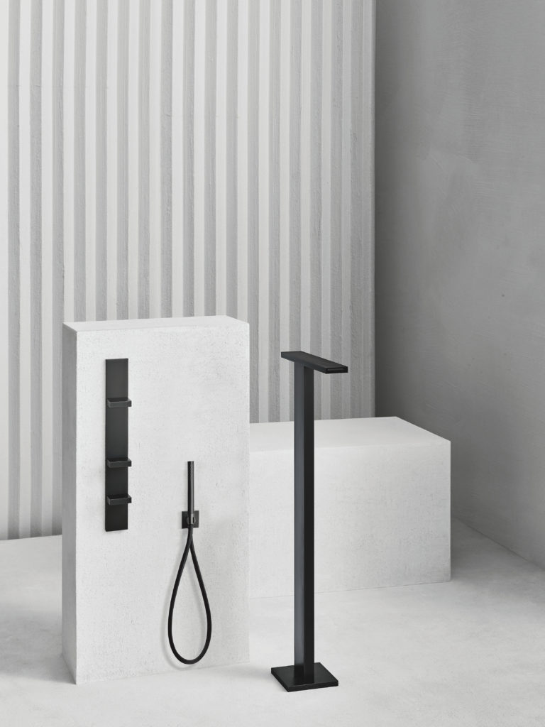 Boffi and Fantini Aboutwater A/K 25 Faucet floor-mounted tub filler