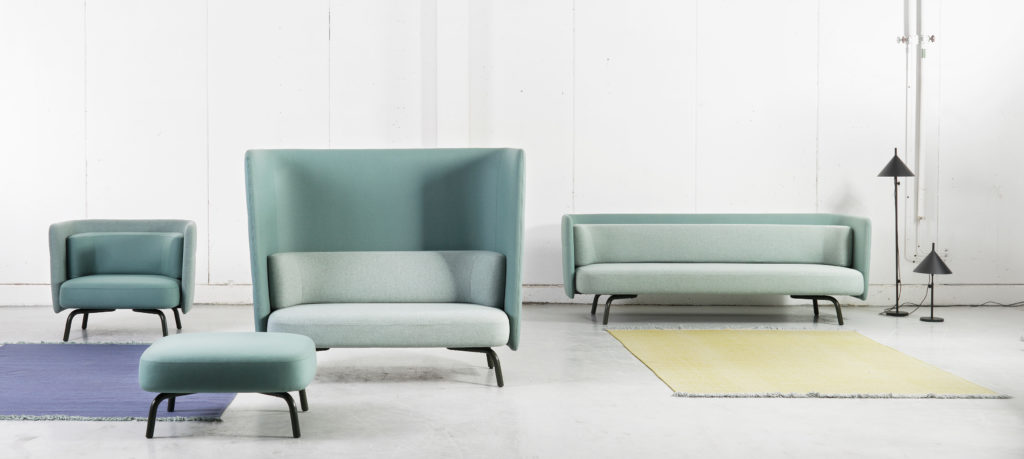 Portus Seating four pieces in open plan