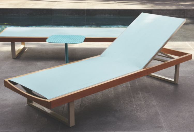 Tidelli Outdoor Furniture Club Chaise side view