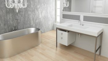 Stainless Steel Neo Tub by Neo-Metro