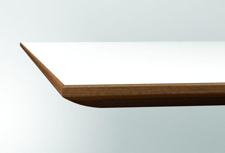 Nucraft Flow table edge detail