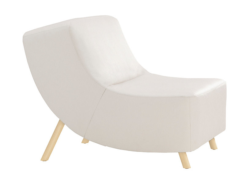 Yves Béhar C-Collection Lounge Chair side view white