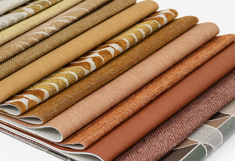 DesignTex fabric samples of Celliant upholstery many colors and patterns