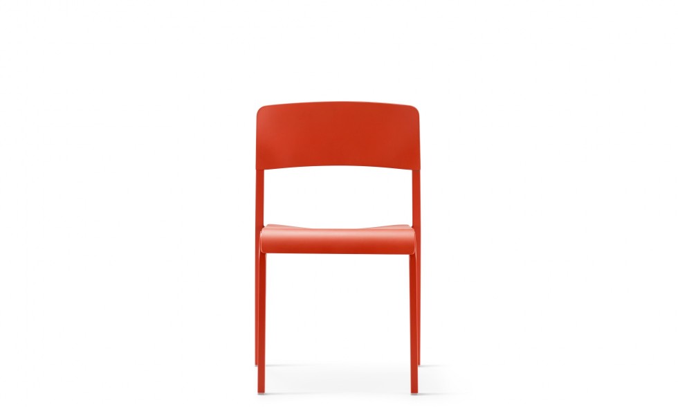Source International Viiva chair red front view