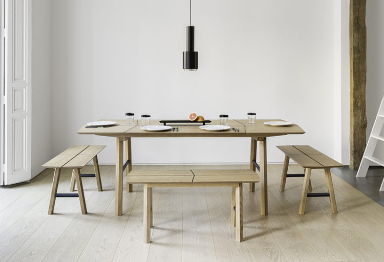 Woodendot’s Savia Table and Bench
