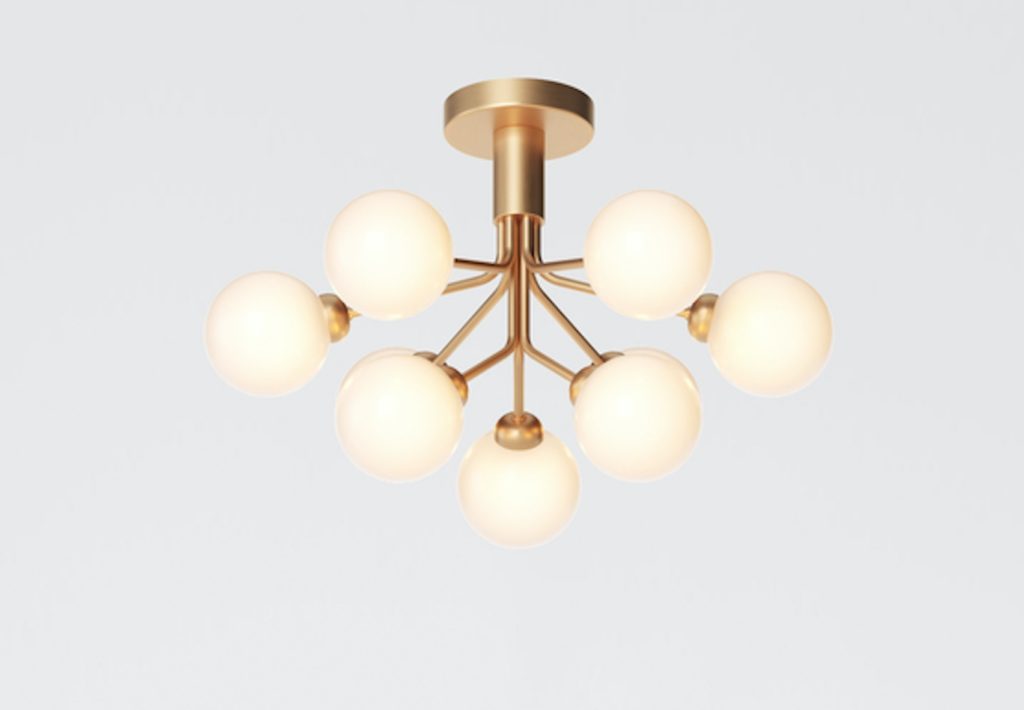 Nuura Apiales 9 Chandelier against white background