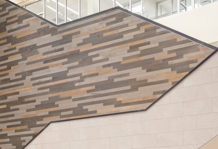 Creative Cladding from Windfall Lumber