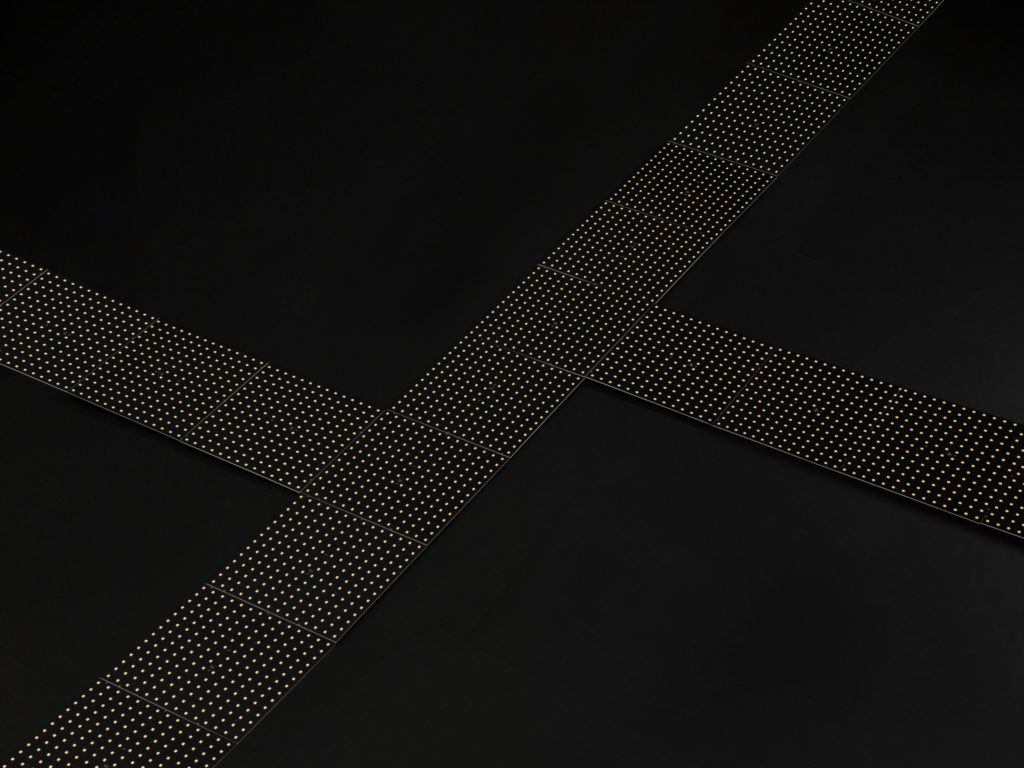 CODE Lighting line configuration like a street grid