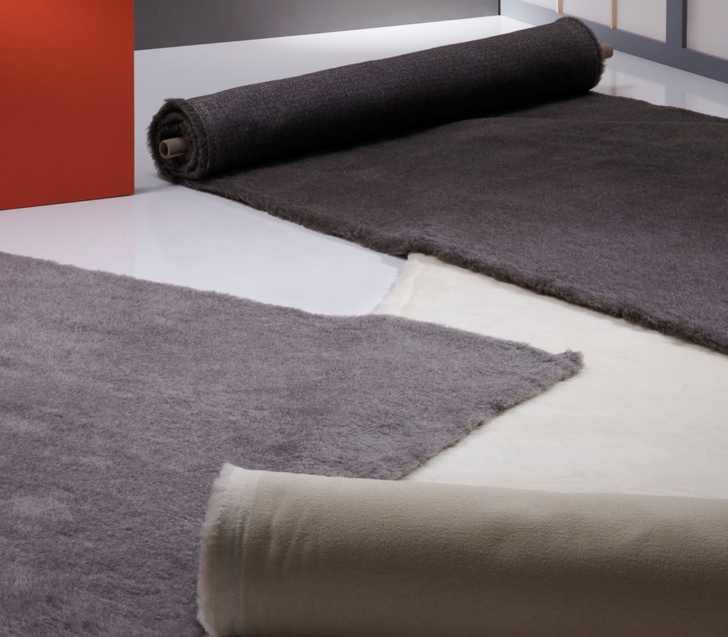 new textiles from Camira Dolly in rolls