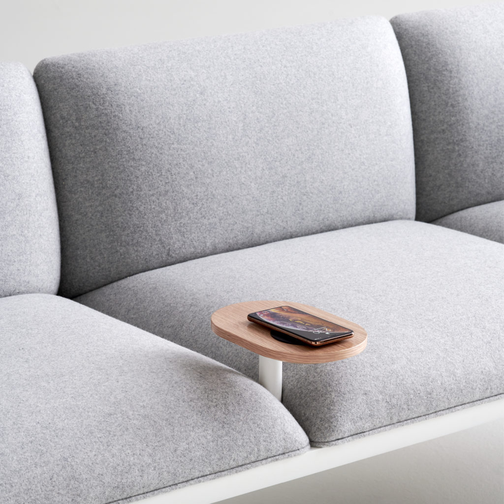 Davis JP Lounge detail with wireless charging