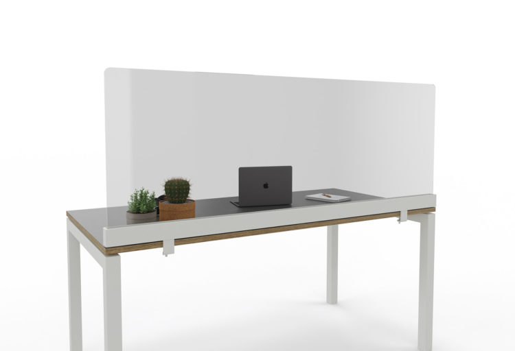NEW PORT HIGH Desk partition c-clamp mount on single desk