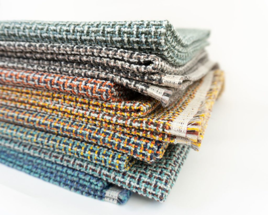 Luna Textile's Paradigm Collection Three-D in various colors