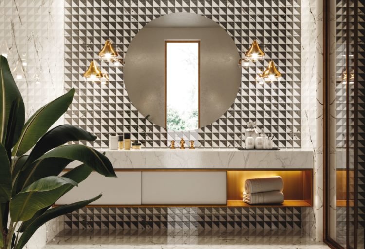 Deco Tile in Style from Ceramics of Italy