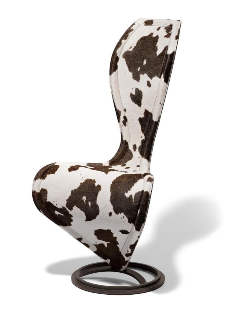 S Chair cowhide