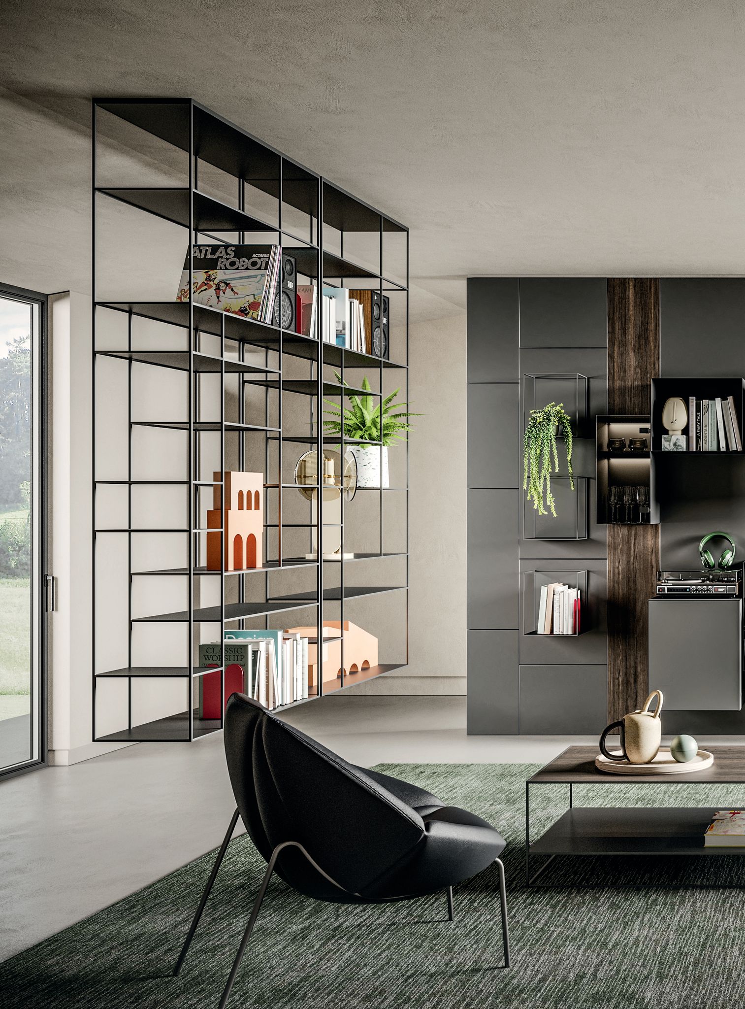 Levia Air Bookcase by Ronda Design