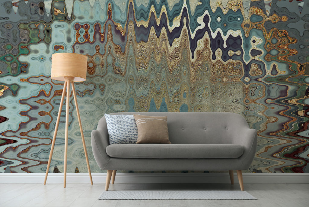 Wallsauce Geode Collection gold dust