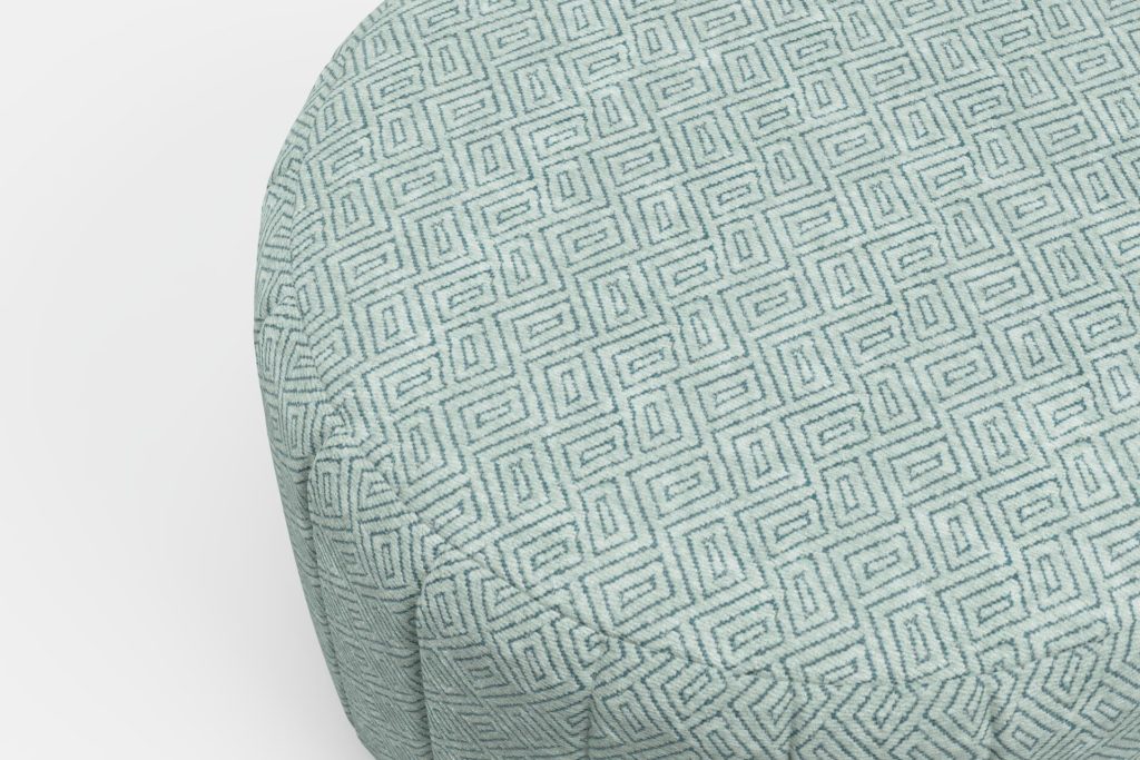 Pure+ Uptown collection Purevogue mint green on ottoman