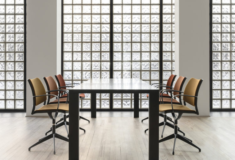 Stua Gas Chair several chairs around conference table
