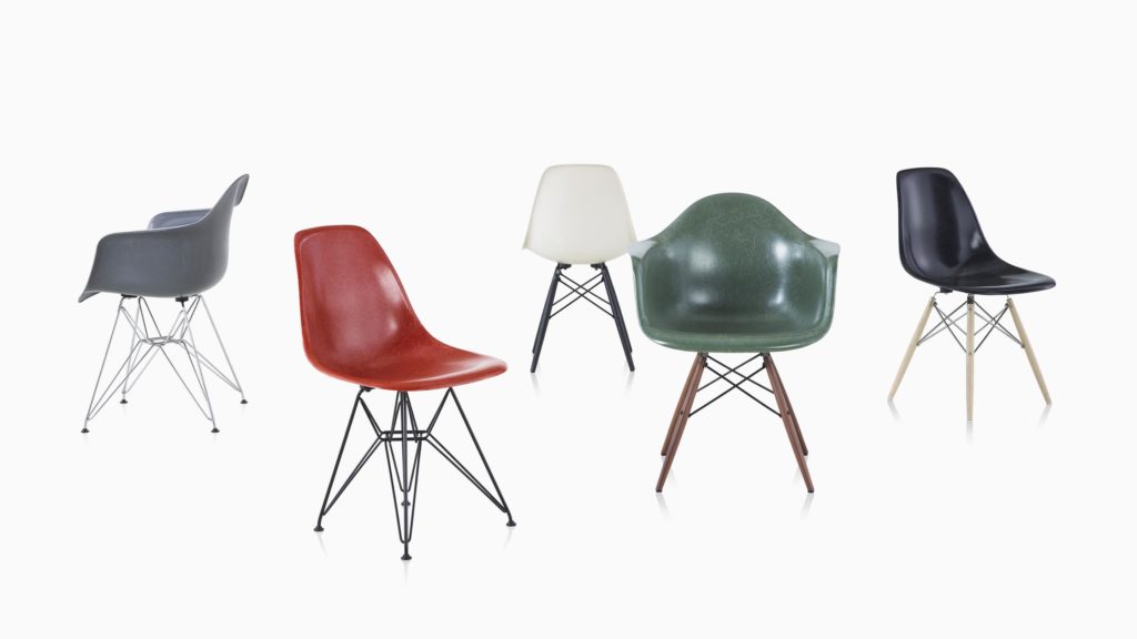 Herman Miller Knoll merger Eames molded fiberglass chair