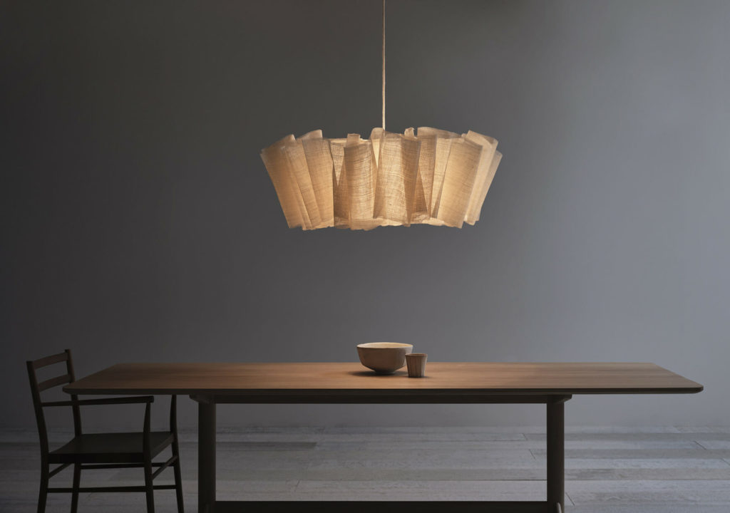 Pinch Lighting Anders Pendant illuminated over kitchen table