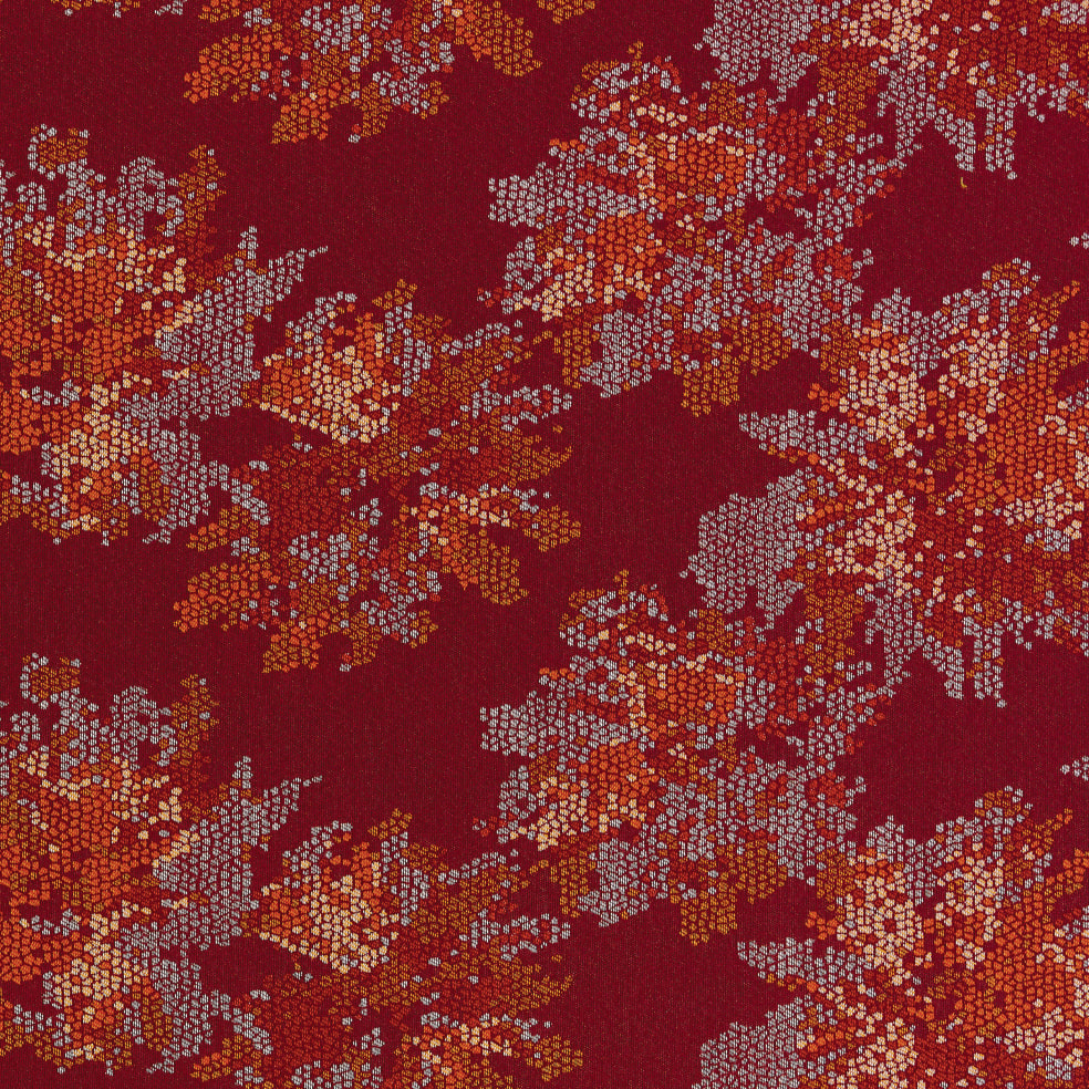 HBF Textiles Summer Fabrics digital bloom 2.0 reddish swatch