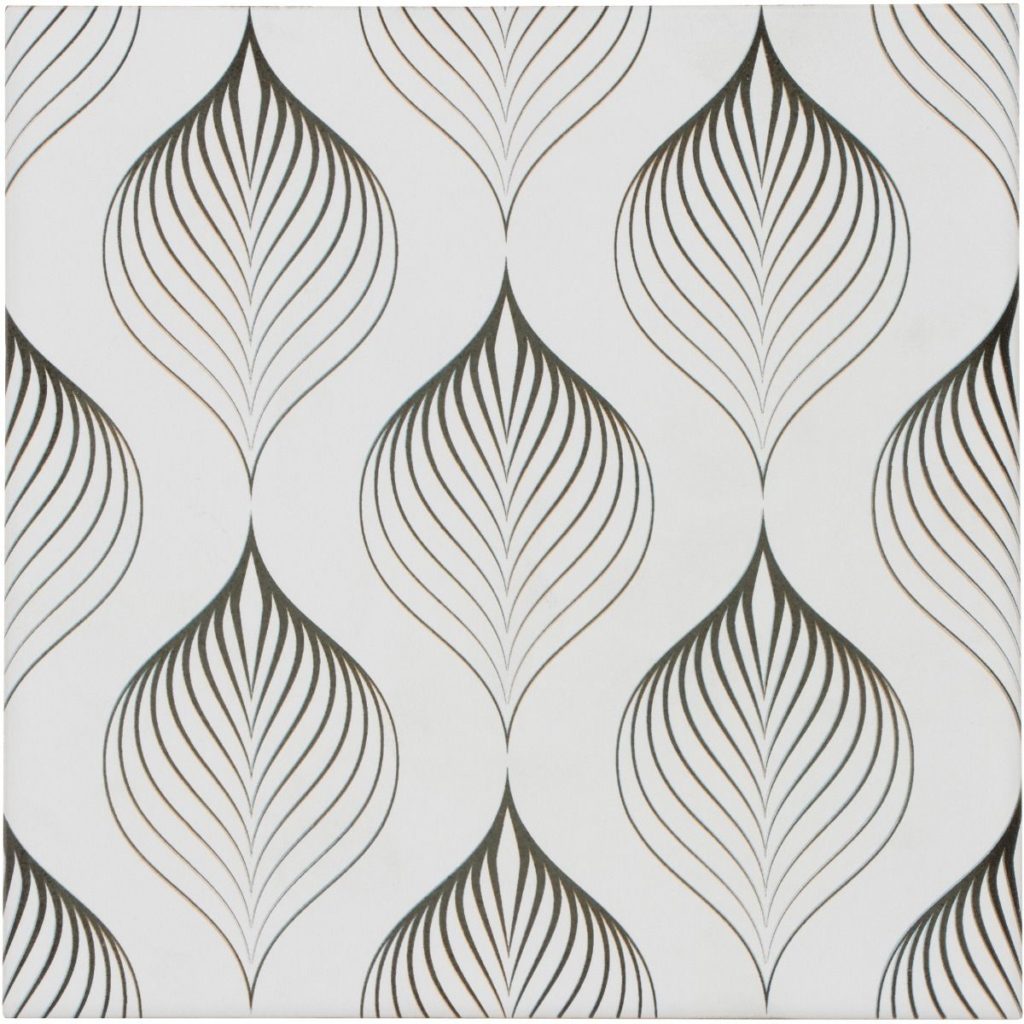 Walker Zanger Pop Culture porcelain tiles Feathers detail