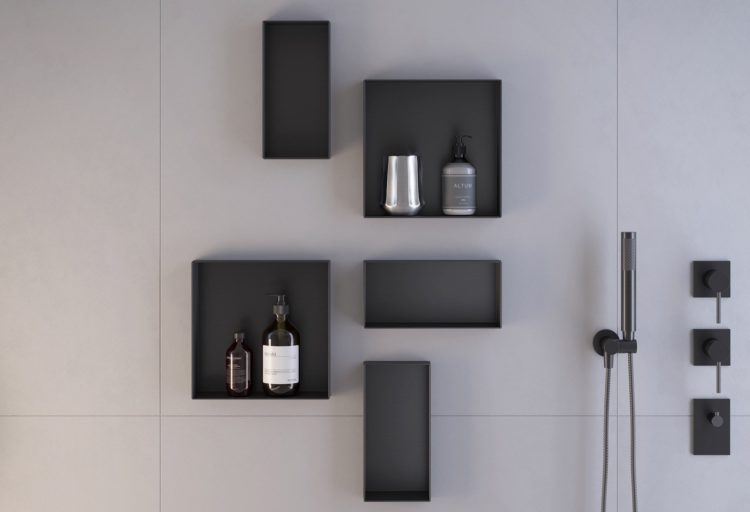 C-BOX by ESS: a Museum-like Display for Bathroom Essentials