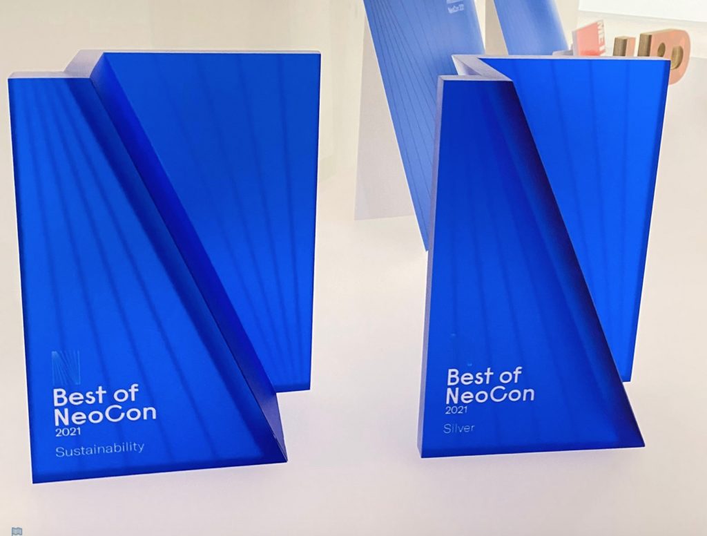 3form trophy for NeoCon close-up