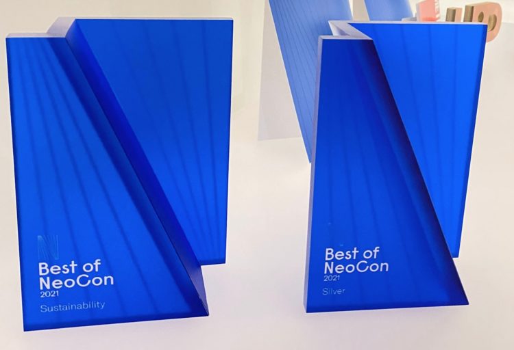At NeoCon 2021: 3form Lauded for Resin Panels, Lighting, and Trophy Design