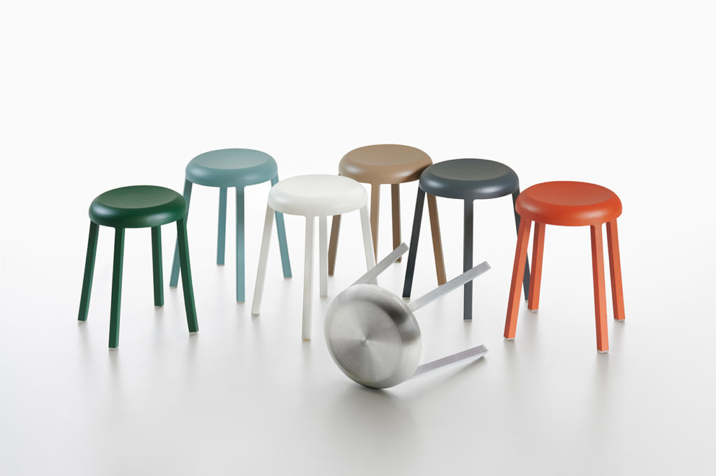 Emeco Za Stools seven stools in many different colors