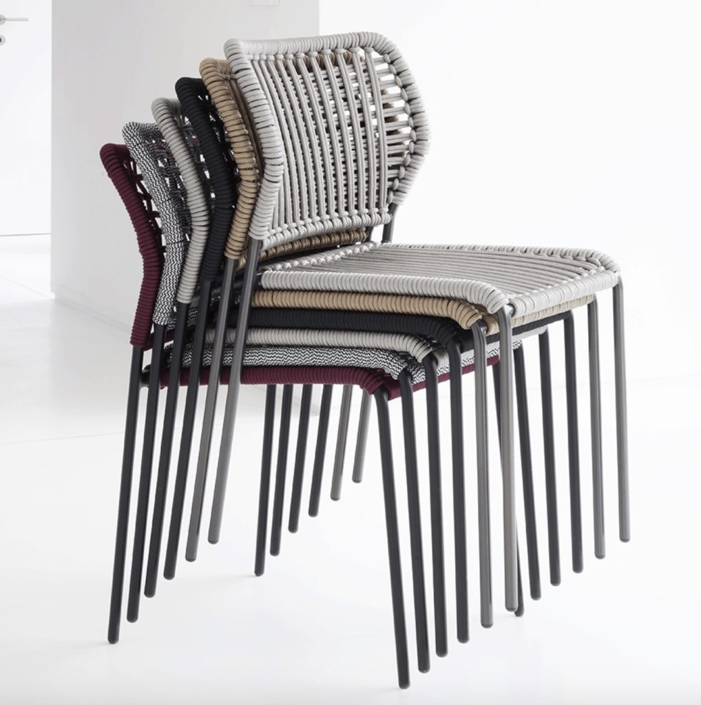 Corda Seating stacked chairs